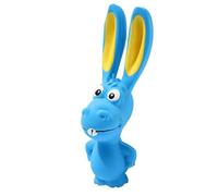 Genérico Dog Sound Toy - Latex 5x17cm | Hippo Crunchy Noise Teether | Interactive Teething Partner for Training, Home Fun & Daily Sport