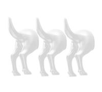 Generico Dog Tail Hooks - 3 Pieces Tail of Tail Hooks for Tails, Lead Hook for Dogs Iron Art | Appointment Wall Sticker | Adventure 'Organization' Wall Decor for