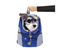 Genérico Dog Travel Pack for Cats and Puppies: Airy Mesh Construction, Window, Adjustable Padded Harness, Compact Pet Carrier Bag | Daily Travel, Errands, A