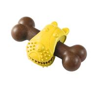 Genérico Dog Treat Dispenser Toy | Interactive Bone Teether Game for Puppies | Slow Food Dispenser Toy Canine, Anti-Boredom Exercise Indoor And Outdoor Game