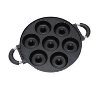Genérico Donut Backforms | 7-Loch-Antihaft-Aluminium Formen | Donut Backform | Für Heißluftfritteuse, Backofen, Zum Backen, Kochen, Frittieren, Frühstück, Haushalt, Küchenbackformen