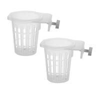 Generico Door for Hanging Water Plants - Aquarium Planter Cups | Translucent Hanging Fish Tank Pot | 2 PCS Intuitive Planter Cups for Decorations