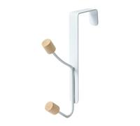 Genérico Door Hanger - Space Saving Organizer | Sturdy Metal Over The Door Towel Rack | For Bathroom Bedroom Kitchen Living Room | Coat Clothes Scarf Hat Key