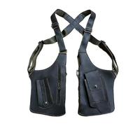 Genérico Double for Men | Waterproof Anti-theft Backpack with Multiple Pockets and Adjustable Strap, Vintage Style, for Daily Travel Work and Outdoor Use with Phones Cards and Cash, Army Green