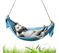 Generico Dragon Figurine | Dragon Decoration | Dragon In Swing Hammock, Fantasy Garden Decorations, Swinging Dragon Ornament, Waterproof Resin Dragon Art Decoration For Branch, Lawn, Patio