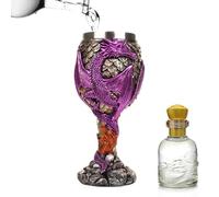 Generico Dragon Wine Glass, Wine Goblet, Drinking Stainless Steel Dragons Goblet, Creative and Multipurpose Medieval Goblets for Everyday Drinking or Collecting