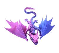 Genérico Dragon with Wings, Articulated Dragon Printed on - Realistic Toy Dragon Toys | Fidget Toy with Printing and Moving Joints
