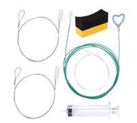 Genérico Drain Pipe Cleaner | Car Accessories | Duct Cleaner Kit with Heart Shaped Handle, for Maintenance Repair And Cleaning Vehicles