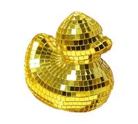 Genérico Duck Figures Decor - Animal Sculpture Statues, Duck Statue Decor with Mirror | Funny Desk Table Accessory, for Home, Bedroom,