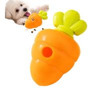 Generico Durable Dog Chew Toys, Slow Feeder Puzzle Food, Carrot Shaped Animal Accessory for Teething Play Training Indoor Entertainment