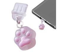 Genérico Dust for Mobiles: Charging Port Protectors, Colorful Dust for Phone Pendants | Dustproof Laptops for Mobile Phone, Decor Accessories, Consulte la descripción, Resin, Not a gemstone