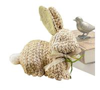 Generico Easter Bunny Figurines - Rustic Spring Decoration Cute Rabbits Craft Figurines for Home Decoration | Living Room, Bedroom, Country House, Party