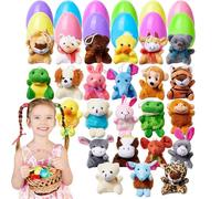 Generico Easter Egg Fillers, Prefective Easter Eggs | Plush Basket Fillers Easter Decorations for Children Hunting Game, Classroom Awards, Party Supplies