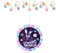Genérico Easter Window Lights, Battery Operated String Decoration, Bunny Light 16.54x6.3x0.59 Inch with Warm Glow, Sturdy Christmas LED Light, Easy Use Co Decoration, Decoration