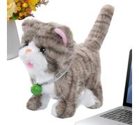 Generico Electric Cat Walking - Realistic Interactive with Sound 17 cm - Electronic Puppy Talking and Singing - for Children and Animal Lovers, Ideal for Christmas and Birthday Gift