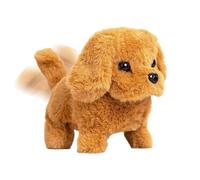 Generico Electric Plush Dog | Soft Realistic Relaxing - Electronic Pet Robot - For Living Room Nursery Bedroom Travel Boys