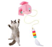 Genérico Electric Toy for Cats 125g Interactive Hanging Ball | Automatic Toy for Pets for Movement Fitness Training | Resistant Scratches Biting Indoor
