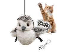 Generico Electronic Cat Toy - 4.72 Inch Twitch Toy, Interactive Cat Toys | Activated Plush Material Created With USB Charging