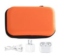 Generico Electronics Organizer - Protective Storage Bag, Technological Long Lasting Carrying | Compact Reliable Travel Case with Strong Ergonomic Earphone Shell, Orange, Please refer to the