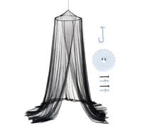 Genérico Elegant Dome-Shaped Room Decor - Bedroom Canopy Loft Bed Curtains - For Women Home Ceiling Apartment Dorm Hotel Travel Camping Large