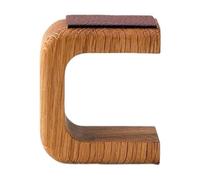 Genérico Elegant Watch Display Tower, Solid Wood Single Stand, About 7x6x5cm Size, Handmade Watch Holder for Men and Women, Suitable for All Models, Leather Pad