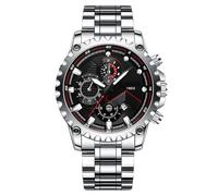 Generico Elegant Watches for Men - Analog Watch with a Large Stainless Steel | Shining Measuring Instrument, Waterproof Watch for the in Life at, b, riferimento alla descrizione, Please