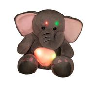 Genérico Elephant Plush Pillow, Soft and Adorable Luminous Cushion - Sitting Plush Doll - for Adults Boys Girls Living Room Bedroom Office Car Travel Party Gift