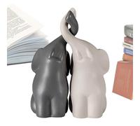 Genérico Elephant Statue - Elephant Statue | Design Di Two ElephantsEnameled Home Sculpture, Protects Surfaces And Will Shelving Wonderfully | Sculpture Di