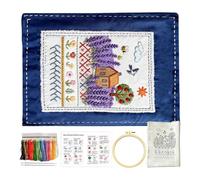 Genérico Embroidery Kit Book | Easy Sewing And Crochet With 90 Patterns | Embroidery Books For Beginners | For Adults Projects Crafts Learn Practice Christmas