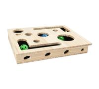 Genérico Enrichment Nail for Cats: Wooden Frame Building Format, Creative Gift Unit, Cat Scratch Enhancement Kit, Enrichment Scenario