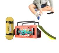 Generico Ensemble De Rampe De Touche, Skateboards À Doigts Pour - Kits De Skateboard À Doiğts Amusants Pour Jouets De Skateboard - Planche À Roulettes À Main Pour Et Adultes, Entraînement