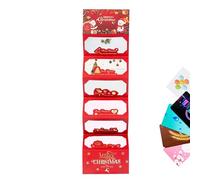 Genérico Enveloppe De Noël - Porte-Monnaie Pour Fêtes, Étui Créatif Pour Cartes-Cadeaux, Enveloppe Réutilisable | Souvenir De Fête Pour La Famille, Amis, Garçons, Filles, Amoureux,