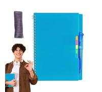 Generico Erasable Notebook, Eco Friendly Waterproof Notebooks | Reusable, Waterproof Notepad and Digitally Connected Notebook for Home, University Study, Office