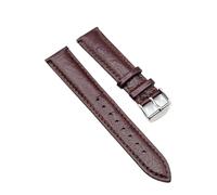 Generico Esotic One More Strap Ostrich Leather Watch Strap for Men and Women 18 mm 19 mm 20 mm 21 mm 22 mm Red Blue Black Brown Quick Release Vintage Classic Elegant, 19mm, Leather, No Gemstone