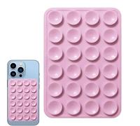 Generico Étui à Téléphone d'Aspiration - Support Silicone à Ventouses Multiples | Adhérence Téléphone Portable Polyvalent pour Miroir Vitre Douche | Fixation Silicone Mains Libres Selfies Vidéos