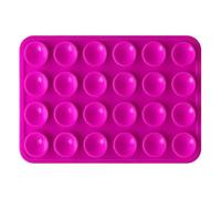 Generico Étui à Téléphone d'Aspiration - Support Silicone à Ventouses Multiples | Adhérence Téléphone Portable Polyvalent pour Miroir Vitre Douche | Fixation Silicone Mains Libres Selfies Vidéos