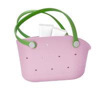 Genérico EVA Beach Tote - 40x22.5cm Rubber Beach Tote - Effortless Portability | Washable Travel Accessories with Ease, Rubber Hand Held for Summer Swimming, Cruise, Pisc, Pink, Consulte la