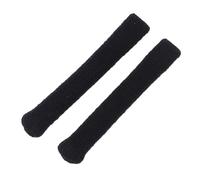 Generico Eyeglass Earbuds - 0.5 x 5.5 cm for Knitted Glasses Sleeves, for Non-Slip Earphones, Soft and Lightweight Wool Cushion | Children Adults Horns, Black, riferimento alla descrizione