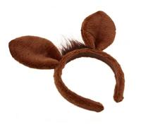 Generico Face Wash Headband | Headwear with Horse Ears Design in Plush, Œufs de Pâques d'Extérieur - Pour Anniversaire Fête Intérieur Extérieur Maison Jardin Parc Patio Porche