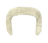 Genérico Fake Beard, Beard for Christmas Costume | Mustache Adhesive for Cosplay for School Activities, Carnival, Photography Models, Themed Events, Birthdays and Drag Artists