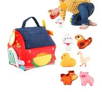Genérico Farm Plush Toy | Interactive Development Educational Play Set,Plush Farm Sensory Toys | for Kids, Girls, Family, Kids &