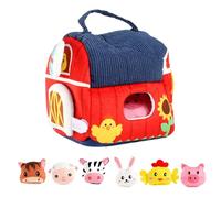 Genérico Farm Plush Toys for ,Educational and Interactive Play Set with Stuffed Animals,Farm Sensory Toys | for Boys And Girls Of All Ages And