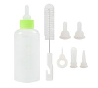 Genérico Feeding Bottle for Small Animals: 7 Piece Breastfeeding Set, for 2 fl oz PP Teat Sizes, Easy Clean Brush, Versatile Pacifiers | Substitute Kit