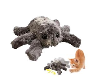 Genérico Feline Mobile Toy - Spider Plush with Automatic Motion Activation | Stimulating Toys for the Cat, for Playground, Apartment, Time, After Eating, Living Room, Home