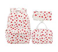 Generico Female Backpack - Water Resistant School Bags, Book Set, Book Set, Reusable Lunch Box for Travel Holiday Sports Travel for and, a, Please refer to the description, Please refer to description