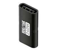 Generico Female to Female Adapter - Mini 240W Connector | Supports Full Features Video Fast Charge 16K 8K 60Hz | Extension for Laptop, Home, Office