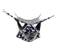 Genérico Ferret Hammock, Washable Hamster Cage Accessories Soft Chinchilla Bed, Sleeping Playing Parrot Gerbil Glider Sugar House Winter Apartment