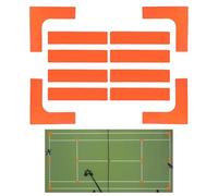 Generico Field Marker Set - L Shape 27.5 x 34 cm | Mobile Sports Markers | Non-Slip Training Resistant for Tennis Badminton Volleyball Pickleball Equipment