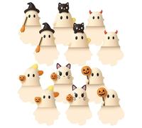 Genérico Figures for Mobile Case | Sticker Case Accessories with Figurines - 12 Pieces Halloween Theme Decoration Sticker for Phone Part Party Favor for Women Men