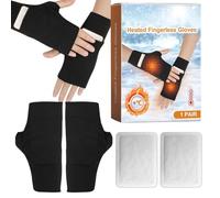 Genérico Fingerless Gloves | Elastic Warm Mittens | With Warmer Pocket and Fingertip to Air,For Men During Winter And Cold Weather, To Work, Write To